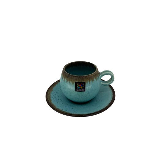 OTANIYAKI Turquoise Blue Coffee Cup