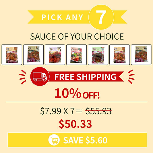Build Your Own 7-Pack of Hawaiian Pride sauces with free shipping and 10% off