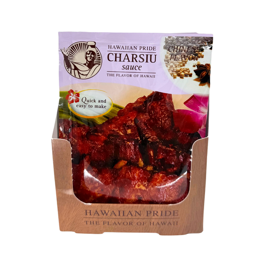 One case of Hawaiian Pride Char Siu Sauce, 12 packs per case