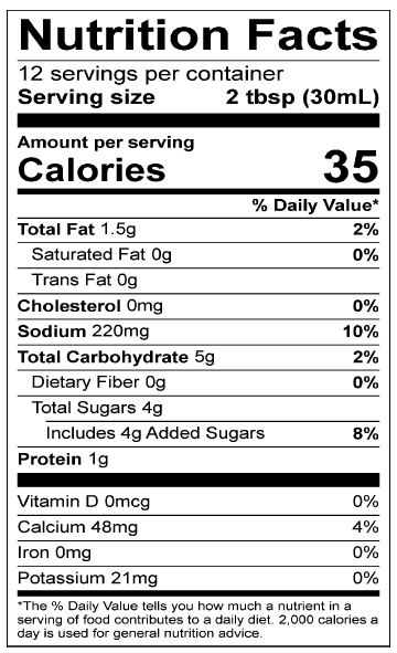 ORIGINAL SESAME DRESSING