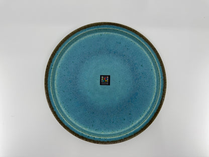 Turquoise Blue Rim Plate(Only one in stock)